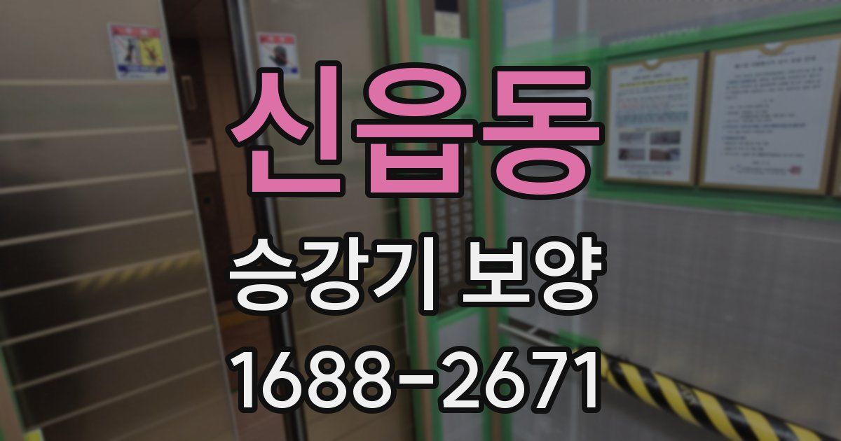 신읍동 승강기 보양