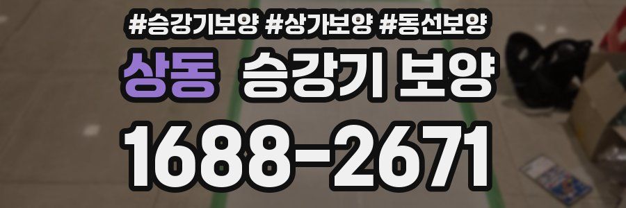 상동 승강기 보양