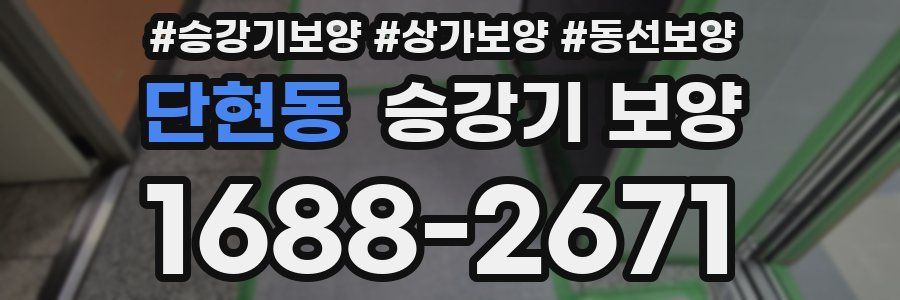 단현동 승강기 보양