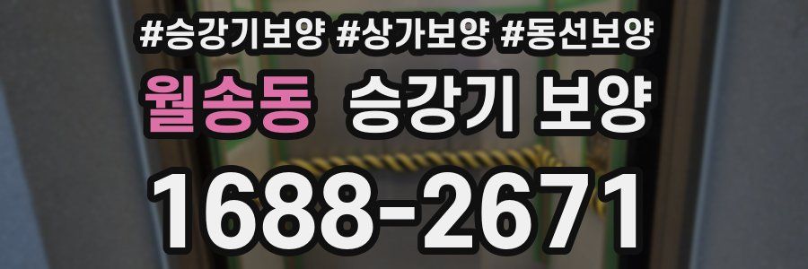 월송동 승강기 보양
