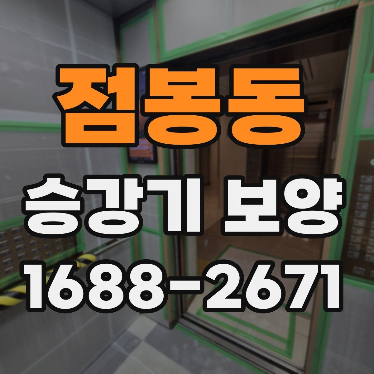 점봉동 승강기 보양 대상과 범위를 정하는 기준
