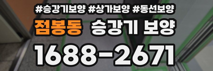 점봉동 승강기 보양