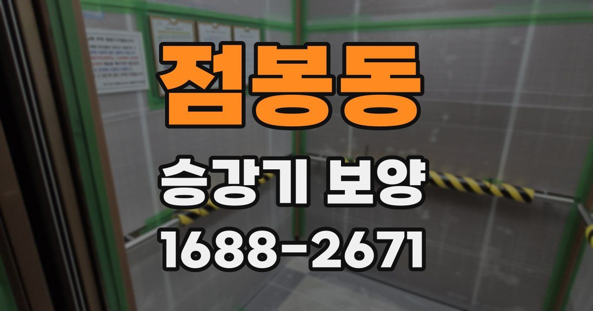 점봉동 승강기 보양
