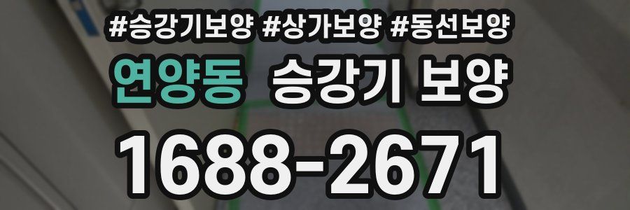 연양동 승강기 보양