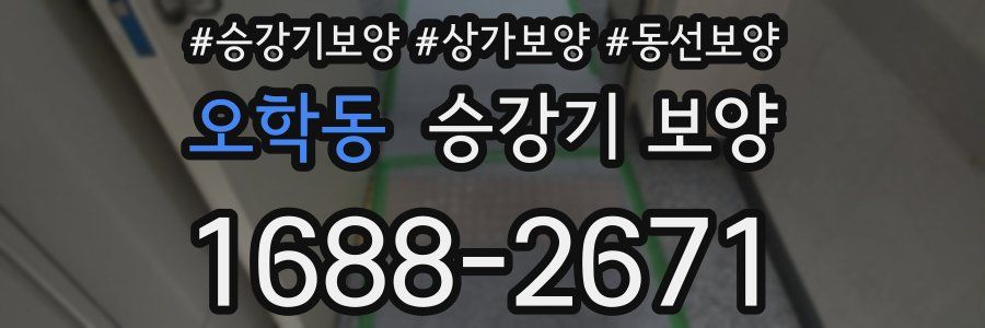 오학동 승강기 보양