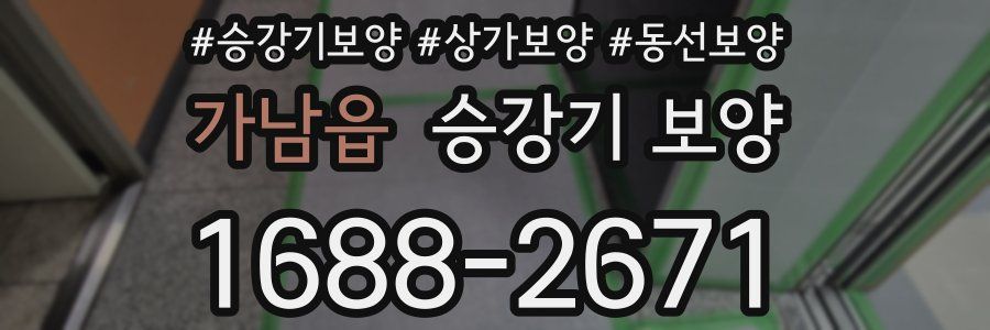 가남읍 승강기 보양