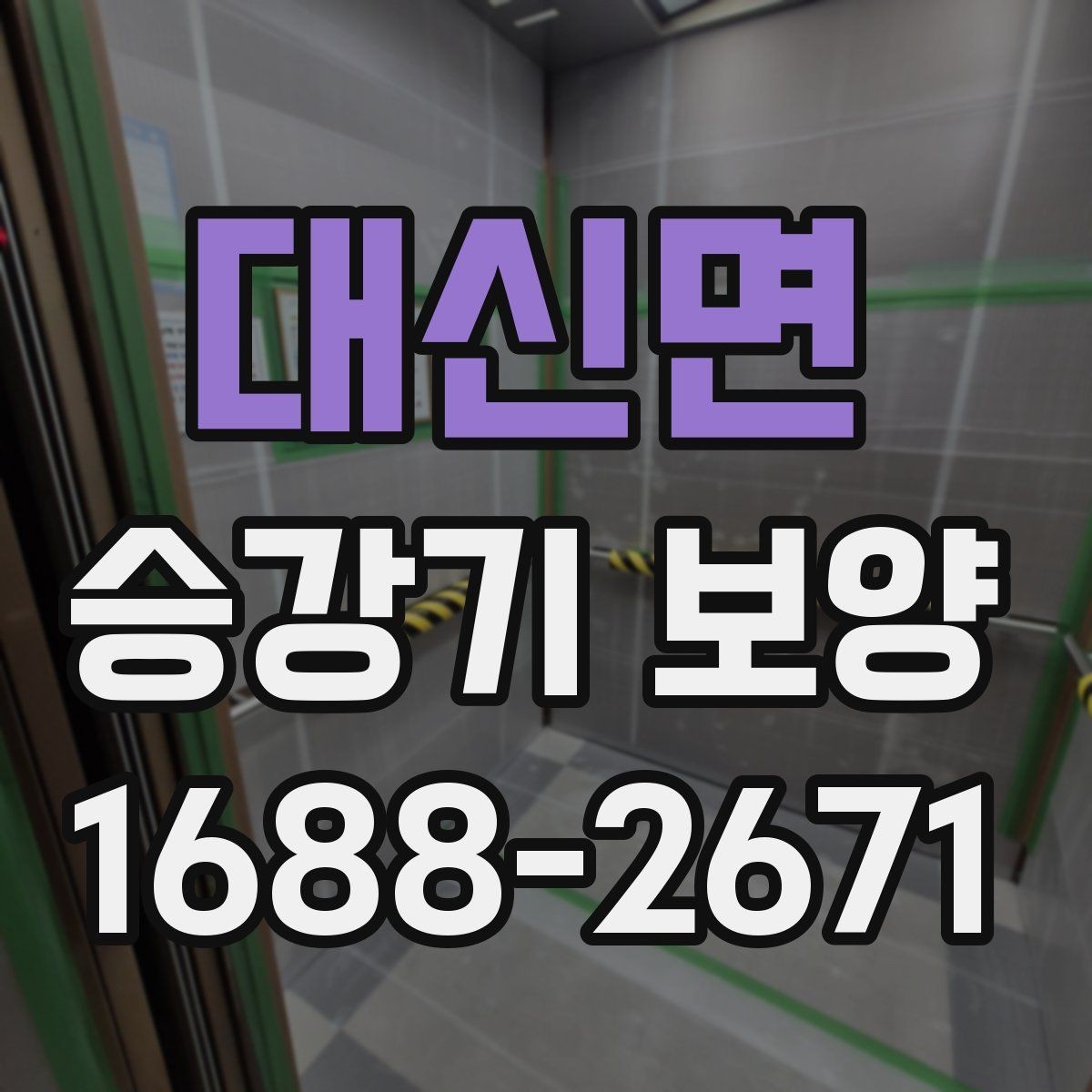 대신면 승강기 보양 업체를 비교할 때 보는 기준