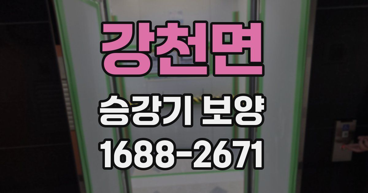 강천면 승강기 보양
