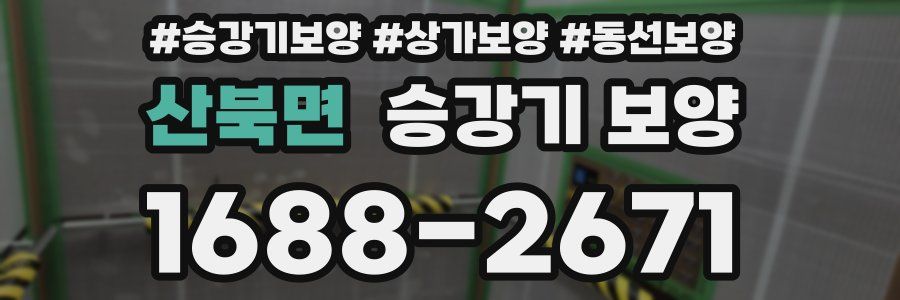 산북면 승강기 보양