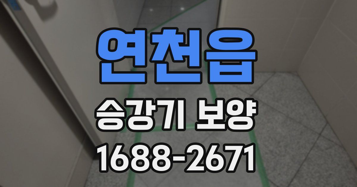 연천읍 승강기 보양