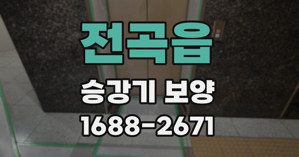 전곡읍 승강기 보양