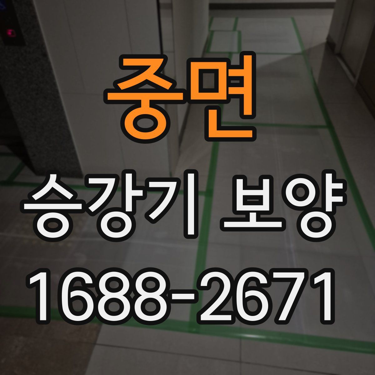중면 승강기 보양