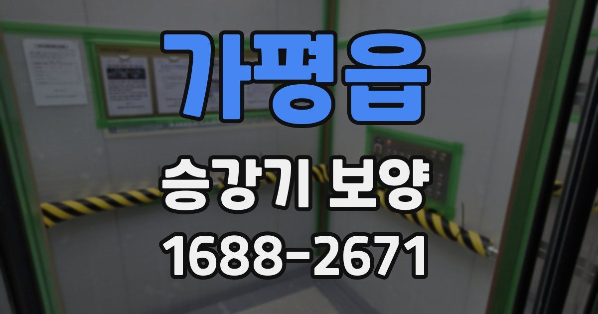 가평읍 승강기 보양