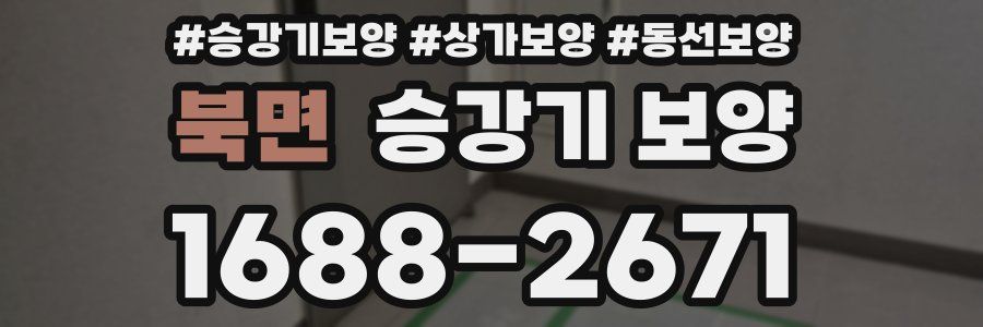 북면 승강기 보양