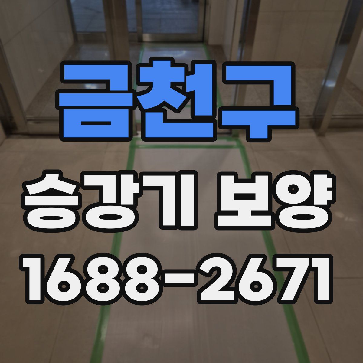 금천구 승강기 보양
