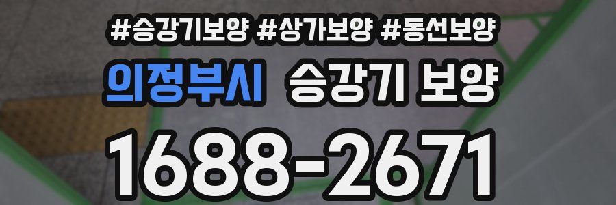 의정부시 승강기 보양