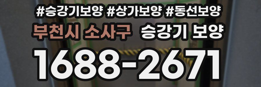 부천시 소사구 승강기 보양