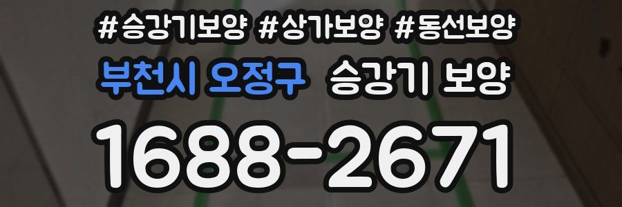 부천시 오정구 승강기 보양