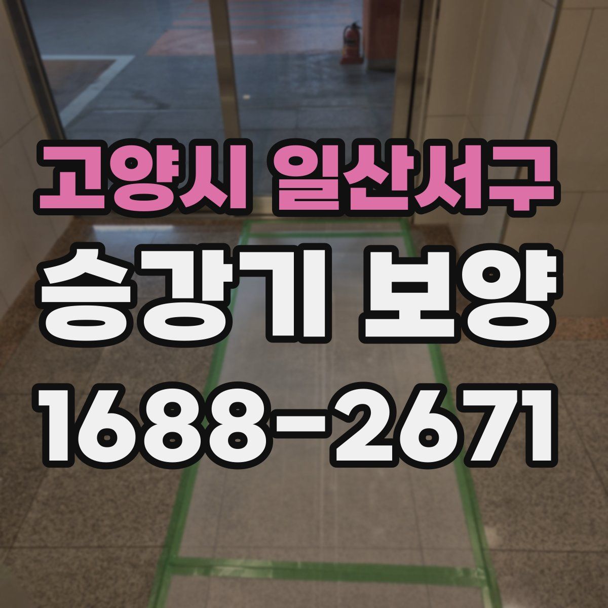 고양시 일산서구 승강기 보양