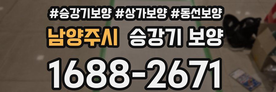 남양주시 승강기 보양