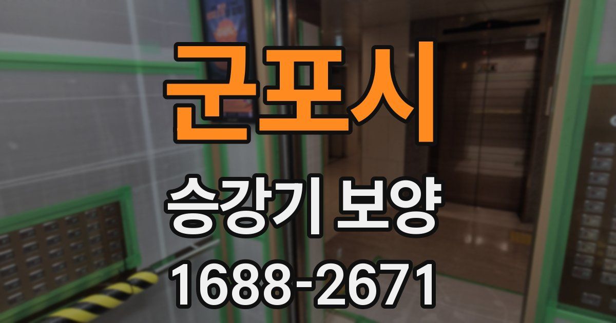 군포시 승강기 보양