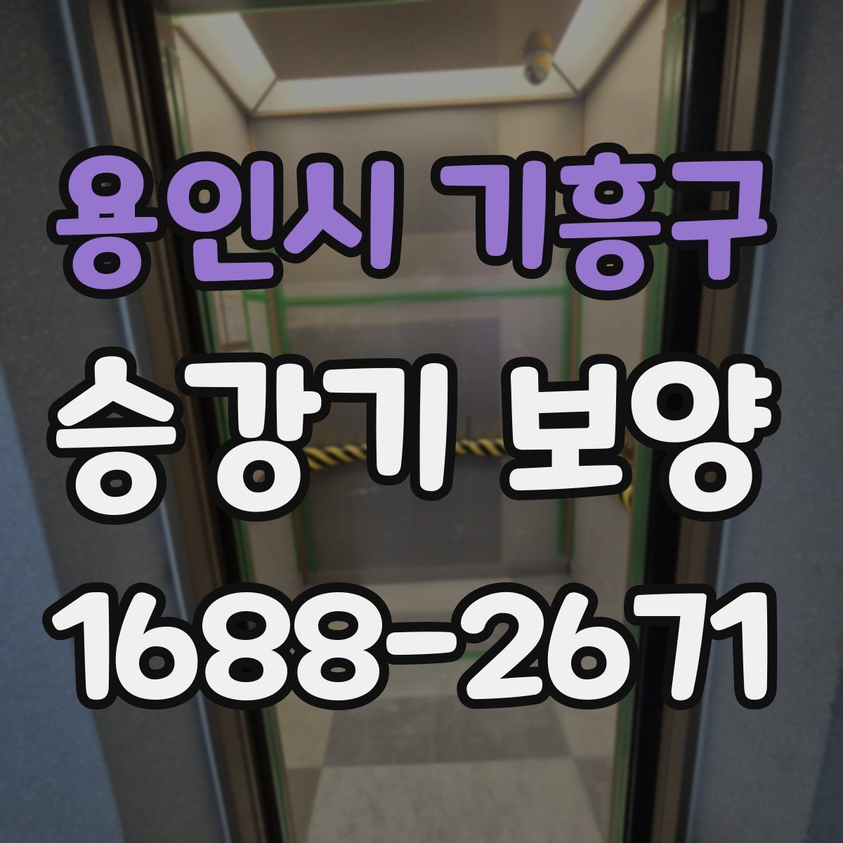 용인시 기흥구 승강기 보양