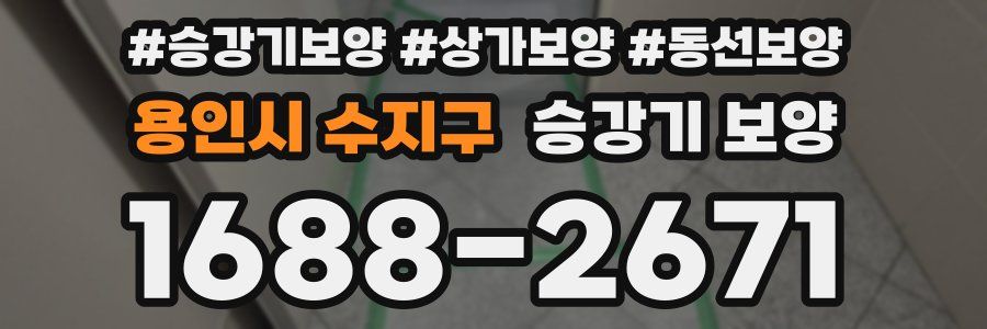 용인시 수지구 승강기 보양