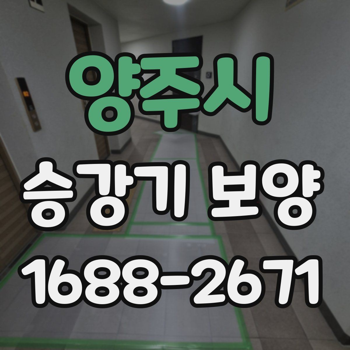 양주시 승강기 보양 작업의 마감 품질 높이는 요령
