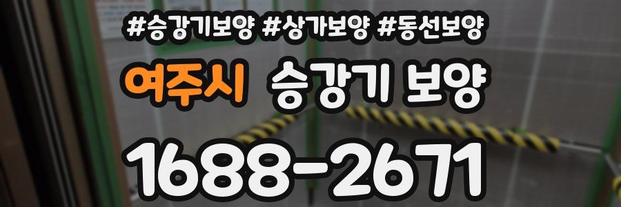 여주시 승강기 보양