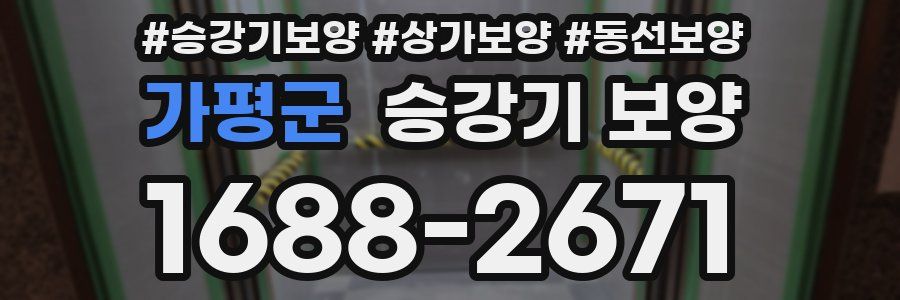 가평군 승강기 보양