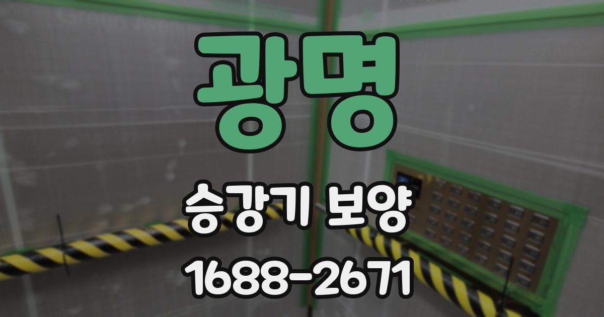 광명 승강기 보양