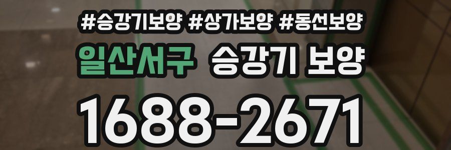 일산서구 승강기 보양