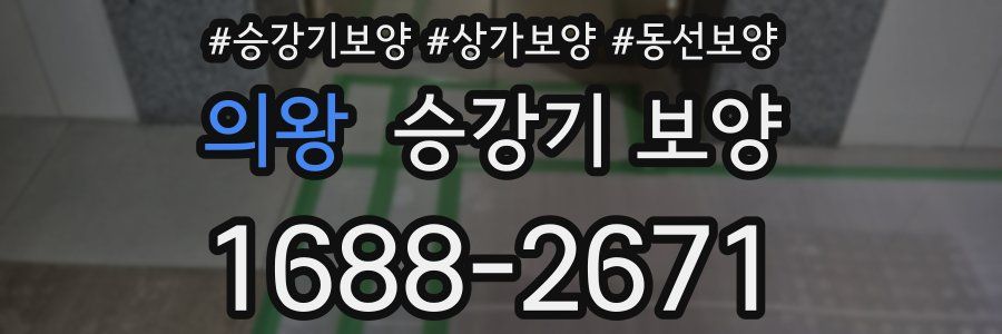 의왕 승강기 보양