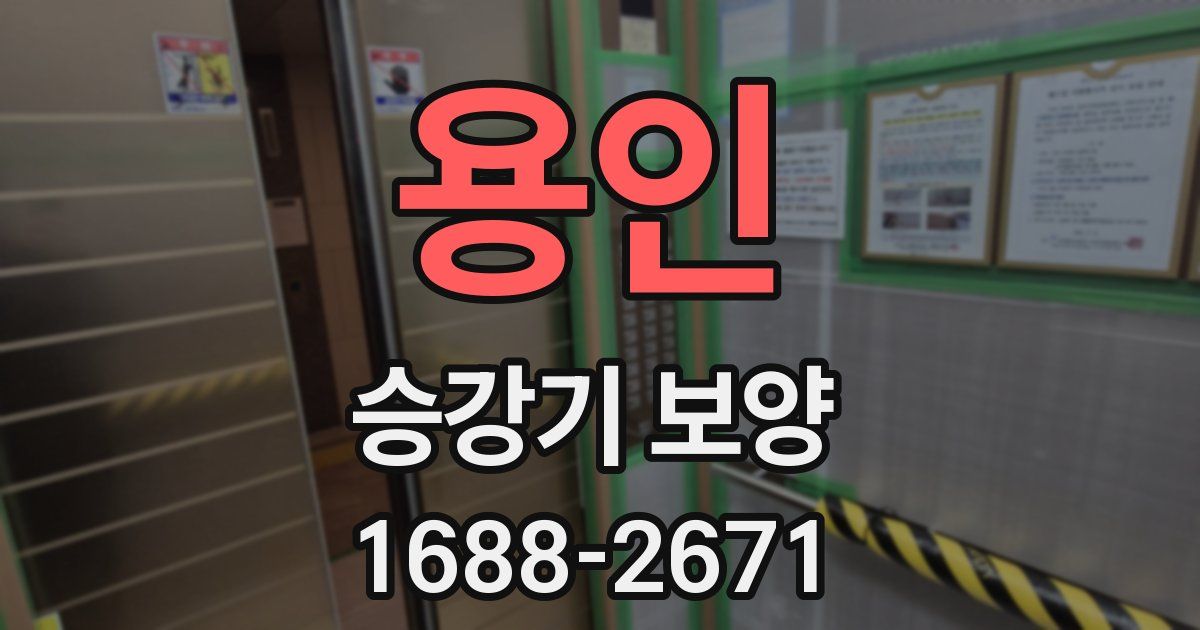 용인 승강기 보양