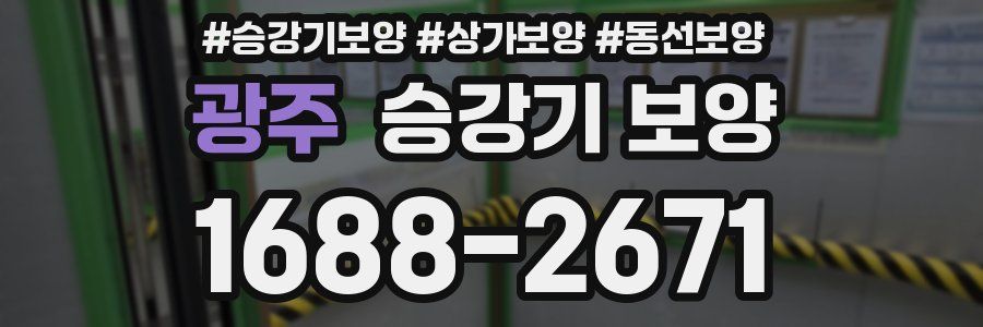 광주 승강기 보양