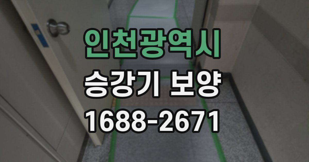 인천광역시 승강기 보양