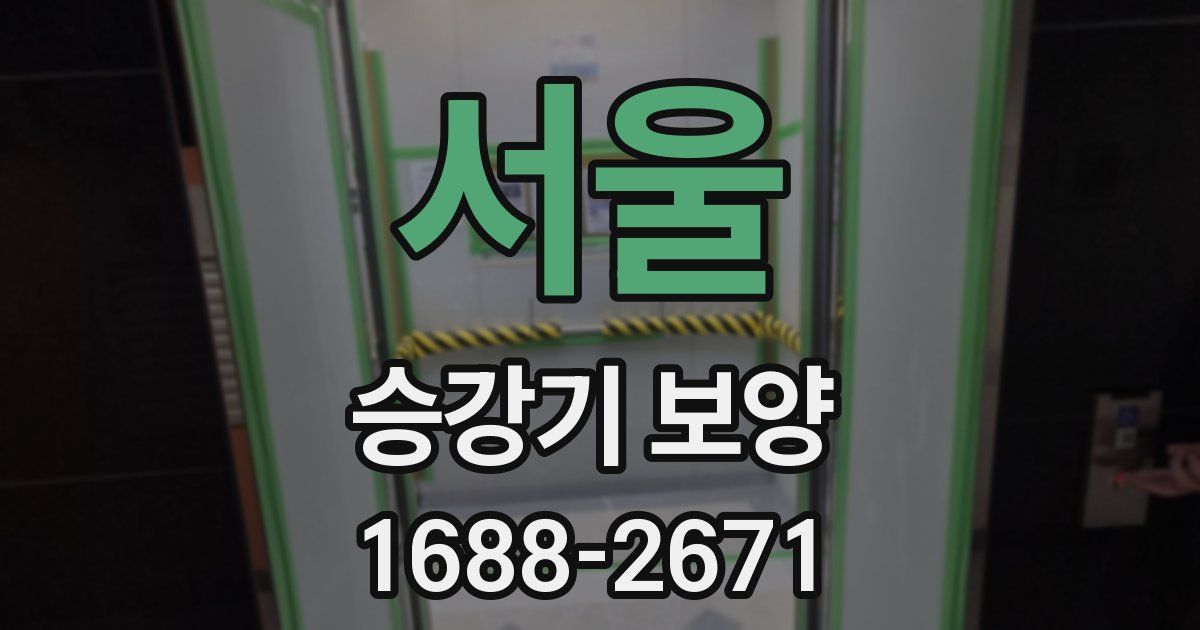 서울 승강기 보양