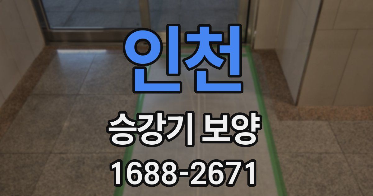 인천 승강기 보양