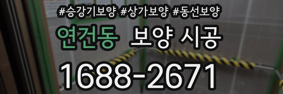 연건동 보양 시공