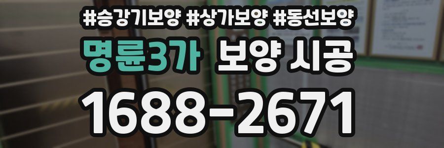 명륜3가 보양 시공
