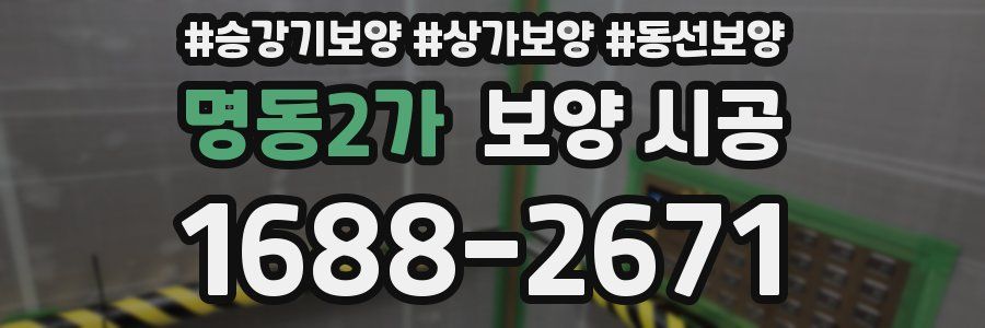 명동2가 보양 시공