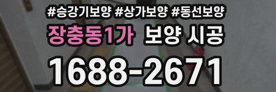 장충동1가 보양 시공