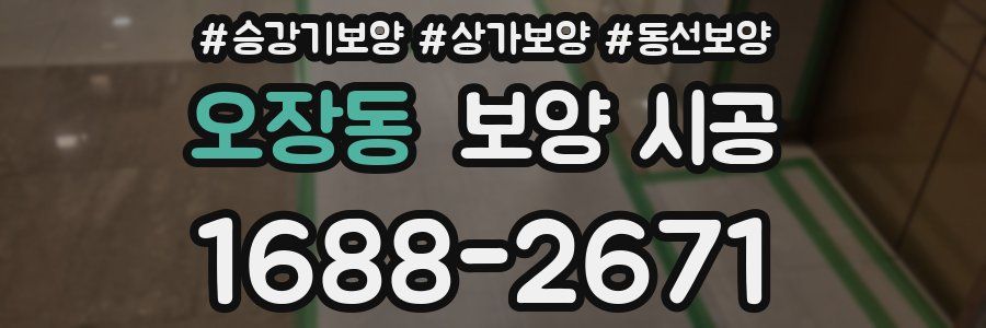 오장동 보양 시공
