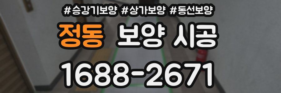 정동 보양 시공