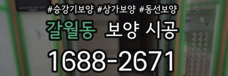 갈월동 보양 시공
