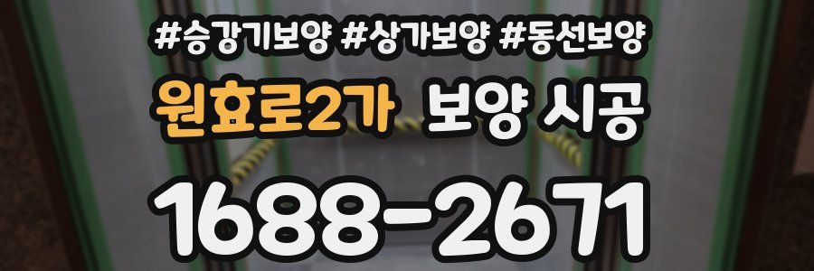원효로2가 보양 시공