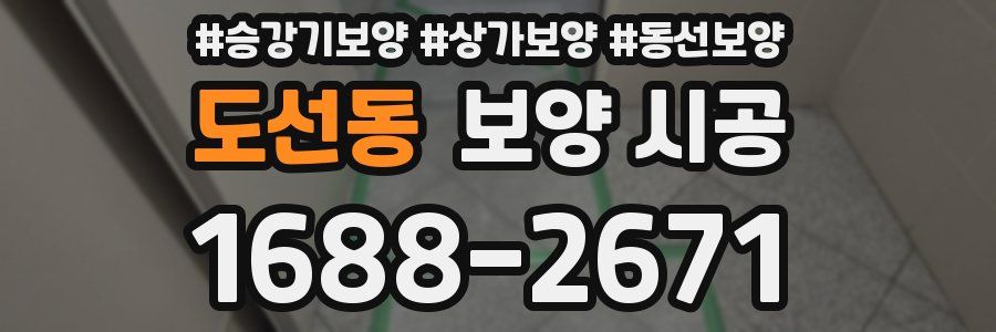 도선동 보양 시공