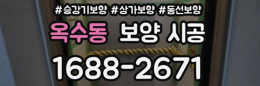 옥수동 보양 시공