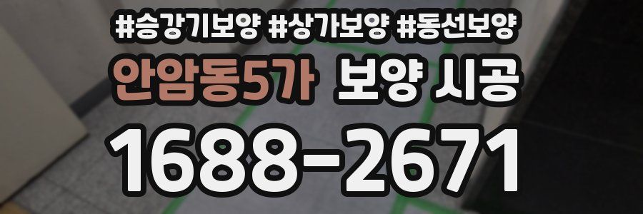 안암동5가 보양 시공