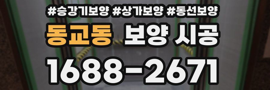 동교동 보양 시공